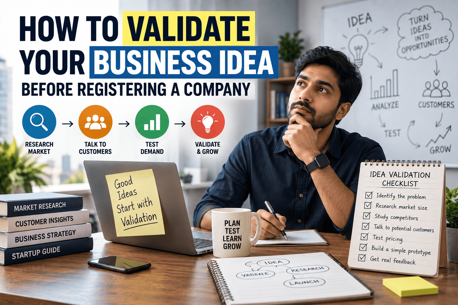 How to Validate Your Business Idea Before Registering a Company